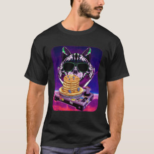 Space Cat Remix DJ Pfannkuchen Remix für Katzen-Ga T-Shirt