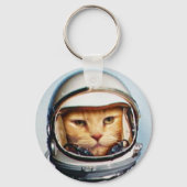 Space Cat Schlüsselanhänger (Vorderseite)