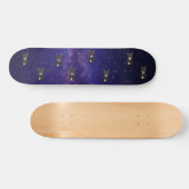 Space Cat Skateboard Deck (Horizontal)