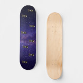 Space Cat Skateboard Deck (Vorderseite)