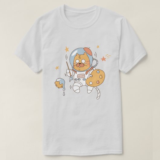 Space Cat T - Shirt (Design vorne)