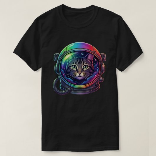 Space cat T-Shirt (Design vorne)