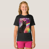 Space Cat T - Shirt (Vorne ganz)