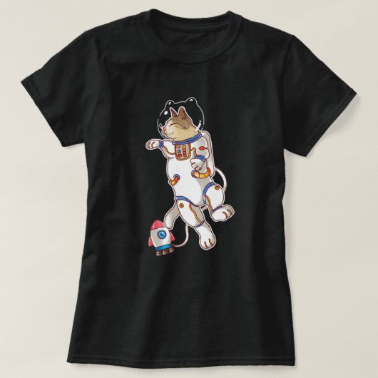 Space Cat T - Shirt (Design vorne)