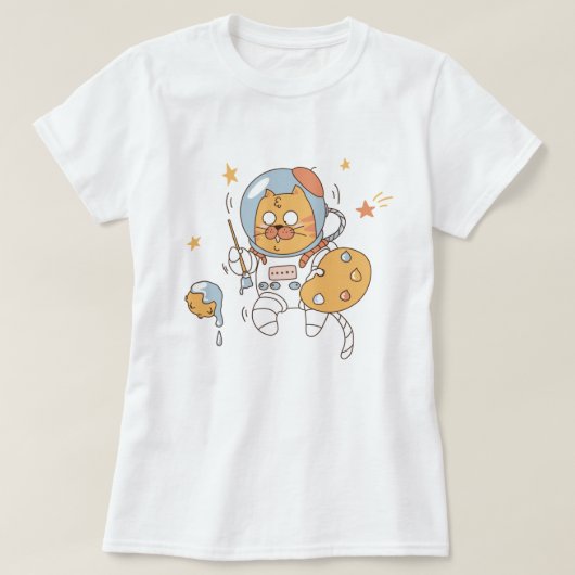 Space Cat T - Shirt (Design vorne)