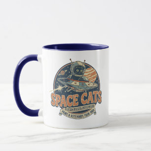 Space Cats Astronaut Katzen Galaxy Design Tasse