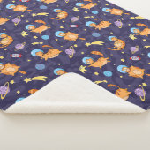 Space Cats Sherpa Blanket Sherpadecke (3/4)
