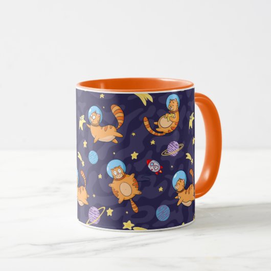 Space Cats Tasse (VorderseiteRechts)