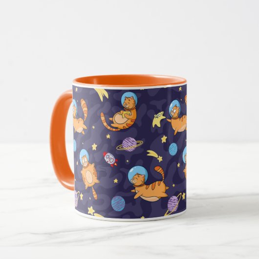 Space Cats Tasse (Vorderseite Links)