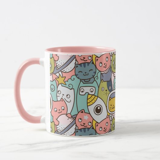 Space Cats Tasse (Links)