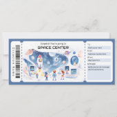  Space Center Gift Certificate Einladung (Vorderseite)