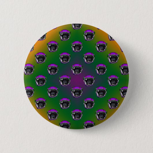 Space Chimp Button (Vorderseite)