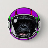 Space Chimp Button (Vorderseite)