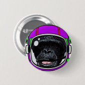 Space Chimp Button (Vorne & Hinten)
