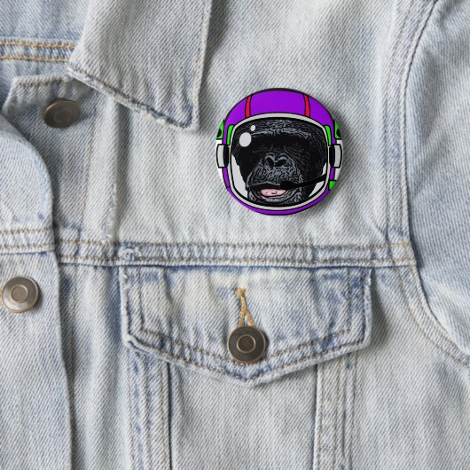 Space Chimp Button (Beispiel)