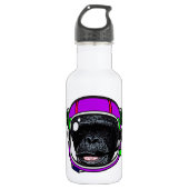 Space Chimp Edelstahlflasche (Vorderseite)
