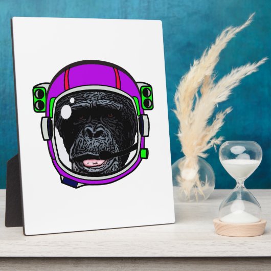 Space Chimp Fotoplatte (Seite)
