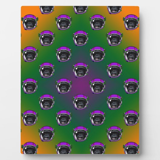 Space Chimp Fotoplatte (Vorderseite)