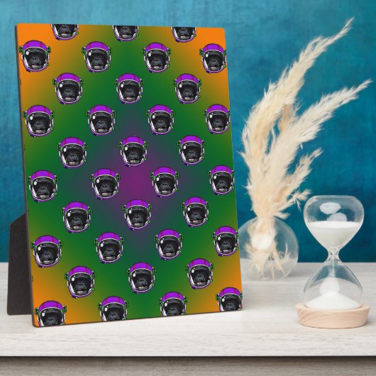 Space Chimp Fotoplatte (Seite)