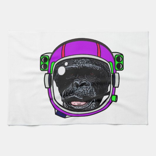 Space Chimp Handtuch (Horizontal)