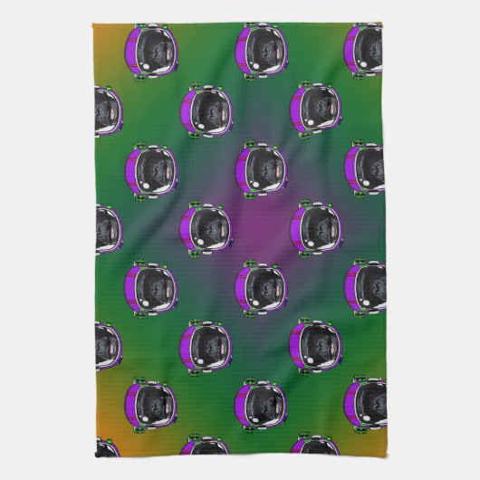 Space Chimp Küchentuch (Vertikal)