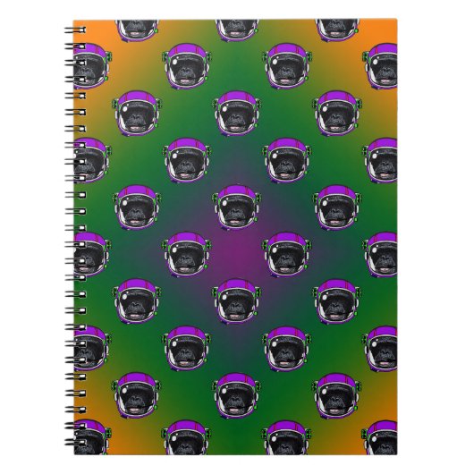 Space Chimp Notizblock (Vorderseite)