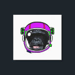 Space Chimp Pop Art Leinwanddruck<br><div class="desc">Bobo ging nie in den Weltraum,  aber hier versucht er,  alle zu täuschen,  zu glauben,  dass er es getan hat. Du kannst ihm helfen,  indem du dieses schöne Bild an deine Wand legst.</div>