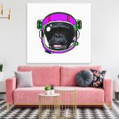 Space Chimp Pop Art Leinwanddruck (Insitu (Wohnzimmer))