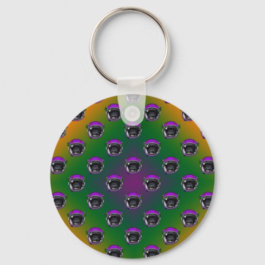 Space Chimp Schlüsselanhänger (Vorderseite)