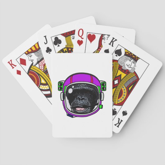 Space Chimp Spielkarten (Rückseite)