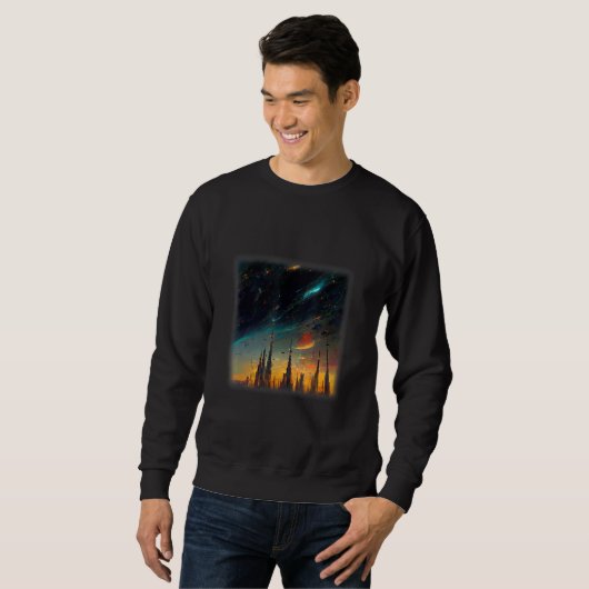 Space City Artwork Sweatshirt (Vorne ganz)