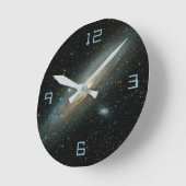 Space clock runde wanduhr (Winkel)