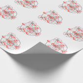 Space Cluster Designer Geschenkpapier (Ecke)