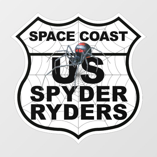 Space Coast Kapitel - Aufkleber Kapitel Logo (Blatt)