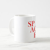Space Coffee Tasse (Vorderseite Links)