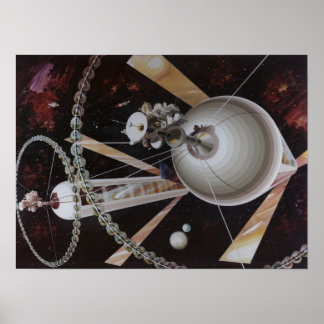Space Colony Poster