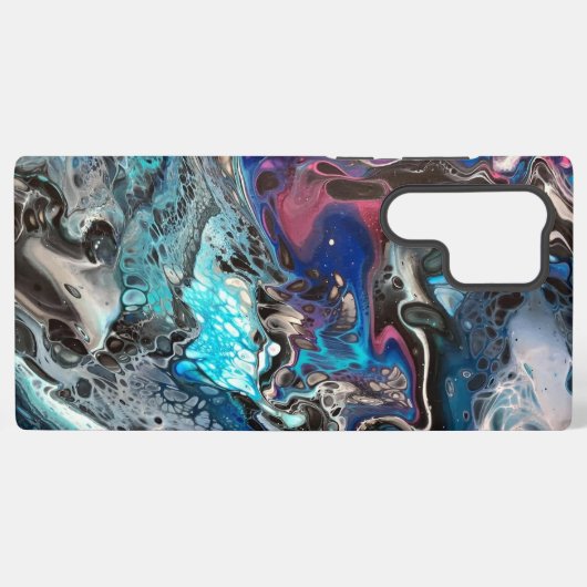 Space colour samsung galaxy hülle (Rückseite (Horizontal))