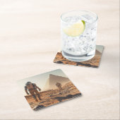 Space Command™ Collection - Exploration Series Rechteckiger Pappuntersetzer (Vor Ort)