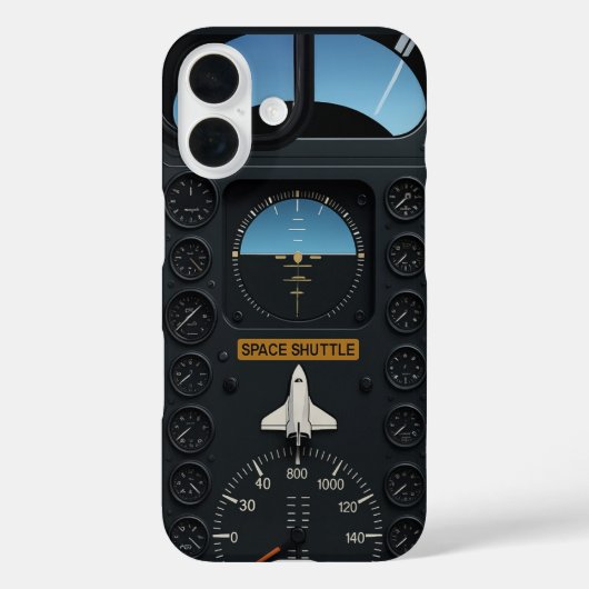 Space Commander iPhone Case (Rückseite)