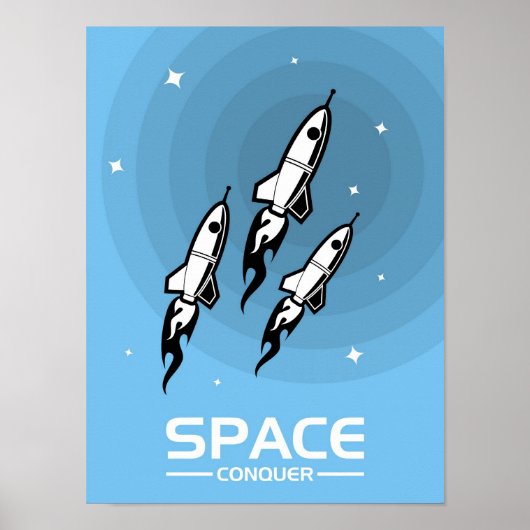 "Space Conquer" Poster (Vorne)