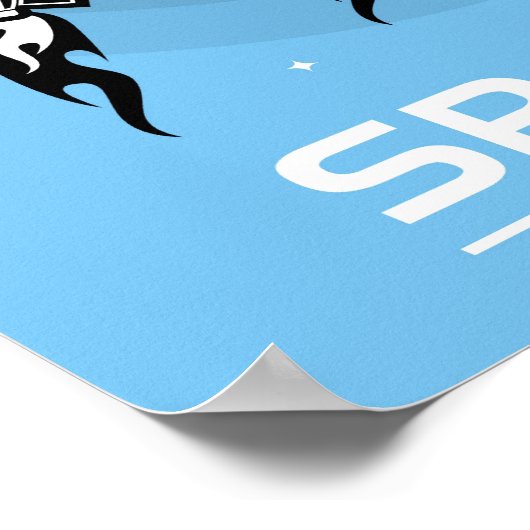 "Space Conquer" Poster (Ecke)