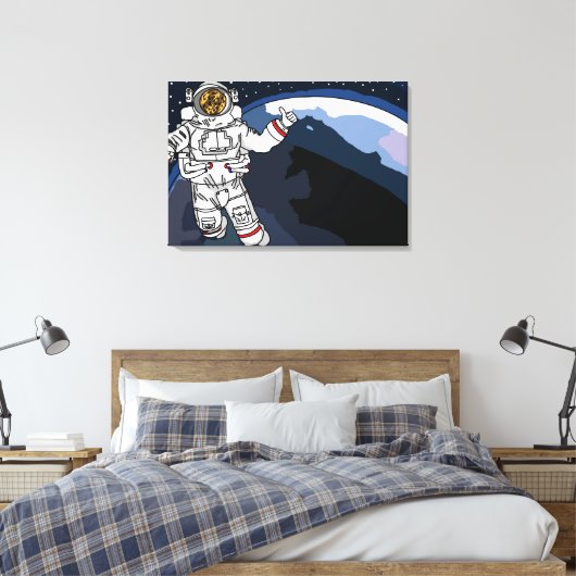 Space Cookie Leinwanddruck (Insitu (Schlafzimmer))