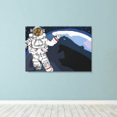 Space Cookie Leinwanddruck (Insitu (Holzboden))