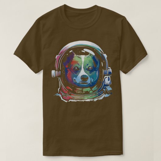 Space Corgi Astronaut Dog Lover Corgi Eigentümer F T-Shirt (Design vorne)