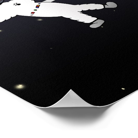 Space Corgis Poster (Ecke)