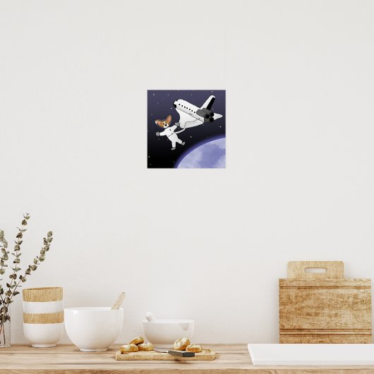 Space Corgis Poster (Küche)