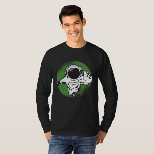 space Cosmonaut astronaut spaceman science T-Shirt (Vorne ganz)