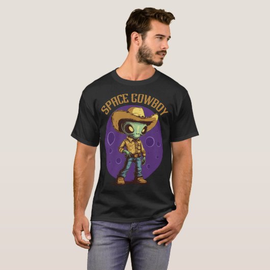 Space Cowboy - Alien T-Shirt (Vorne ganz)