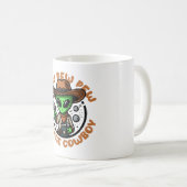 Space Cowboy Funny Alien Kaffeetasse (VorderseiteRechts)