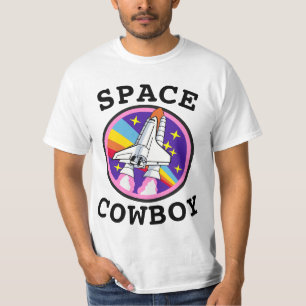 SPACE COWBOY MENs VINTAGE T - Shirt der 1970er Jah
